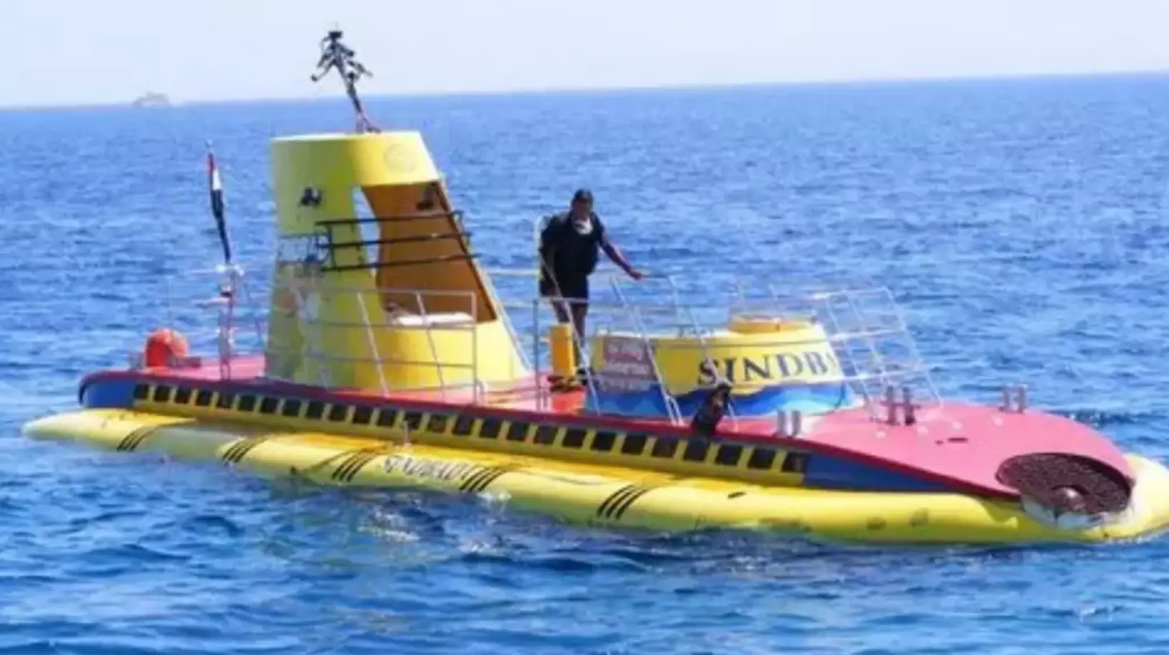 The submarine sank earlier today in the Red Sea (27 March)