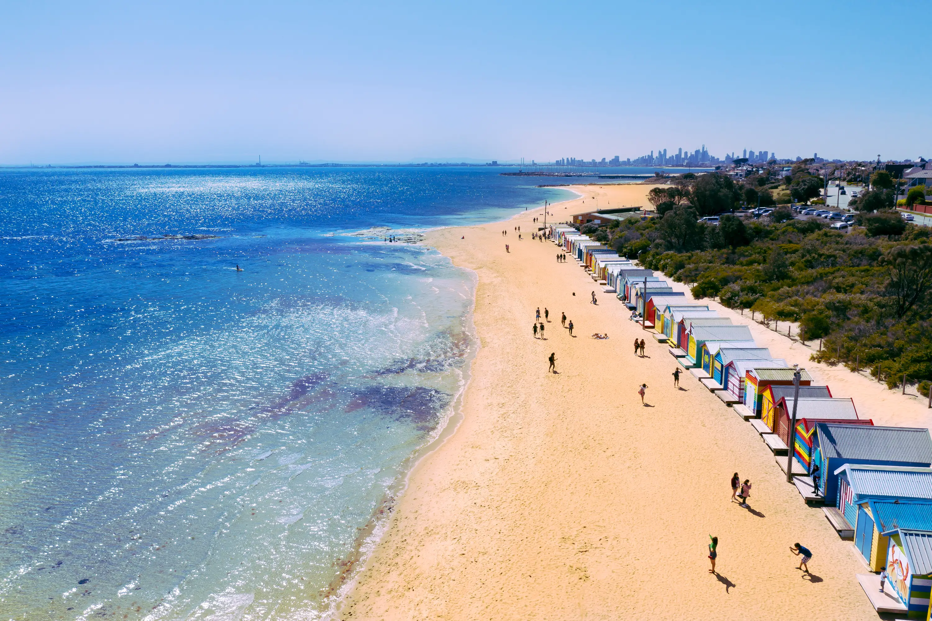 The creepy photo was snapped at a Melbourne beach (Getty Stock Photo)