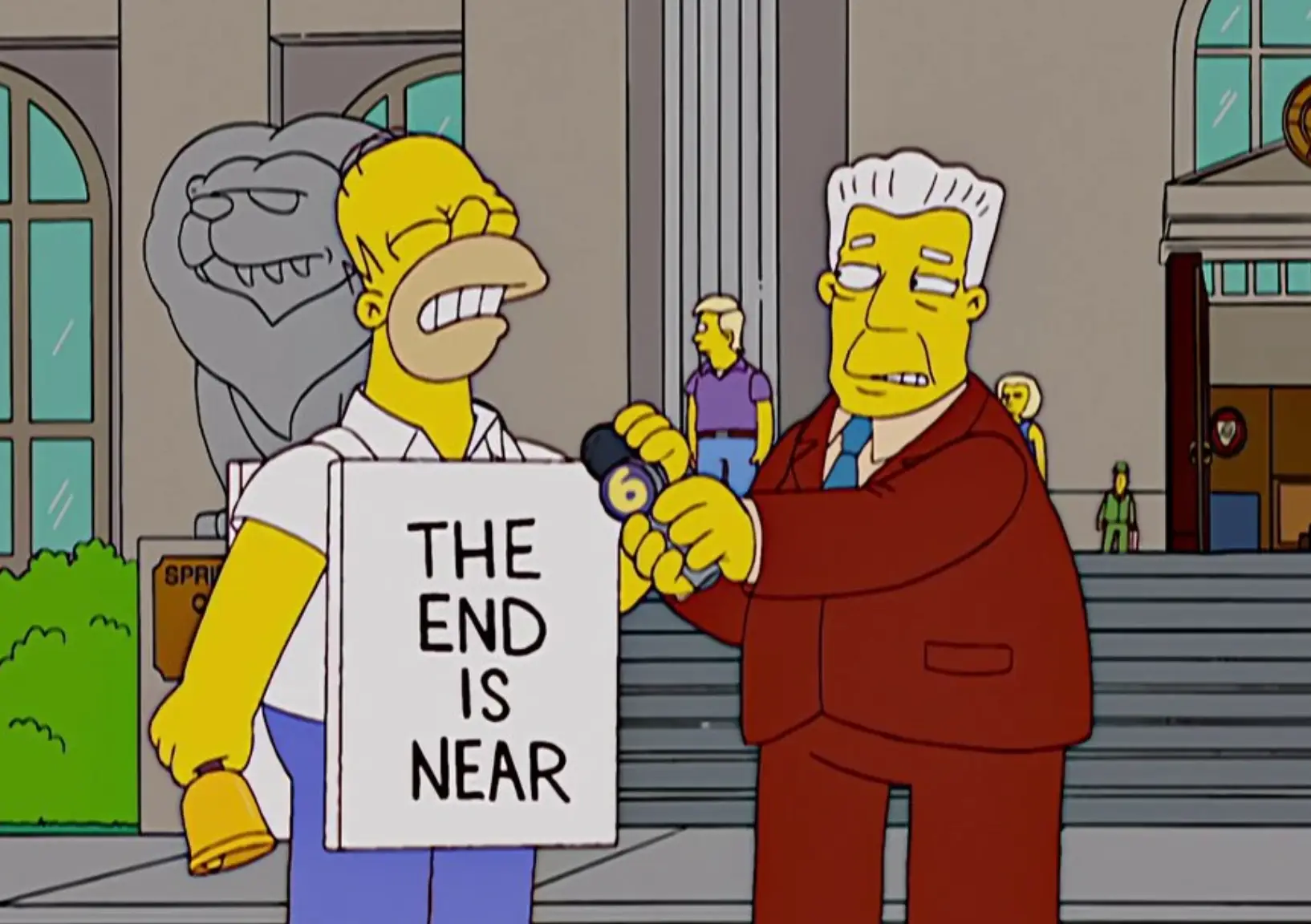 Homer predicts an apocalypse (FOX)
