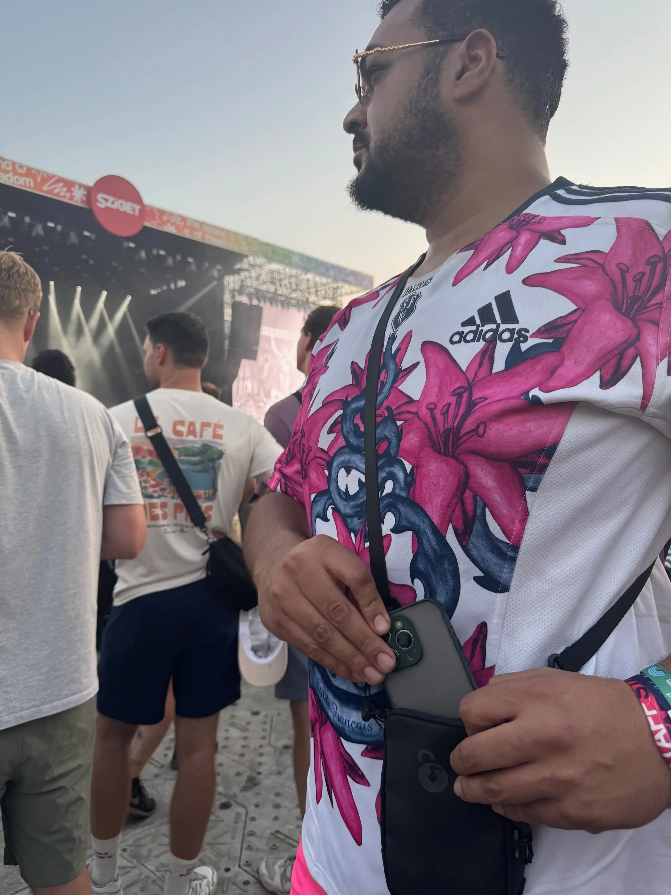 Liam says ear defenders and a sling bag are a must (