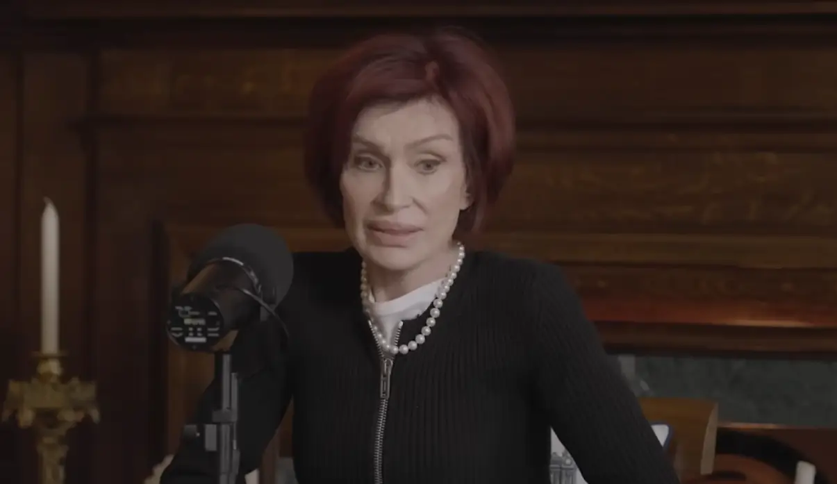 Sharon Osbourne was left in tears by the voicemail (YouTube/The Osbournes)