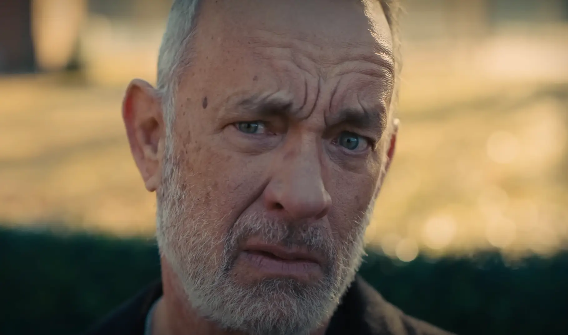 Tom Hanks initially seemed a bit confused by the video (YouTube/Something Out West)