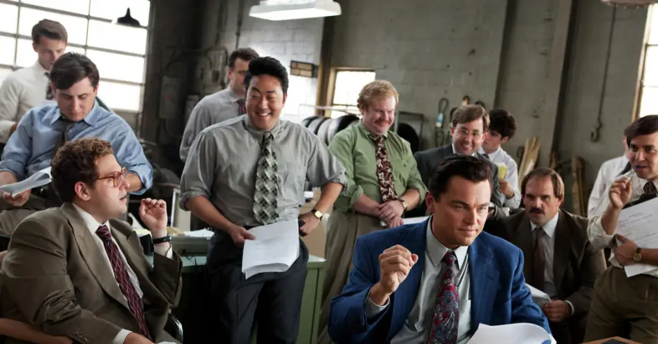 Dwayne recalled a speech that Danny Porush (Jonah Hill's character) gave in their office.