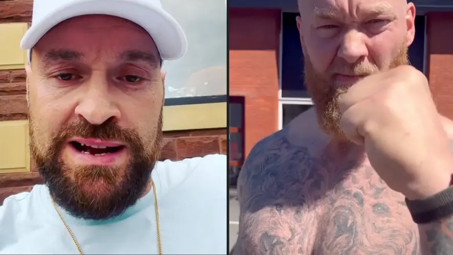 Tyson Fury/Instagram. Hafthor Bjornsson/Instagram