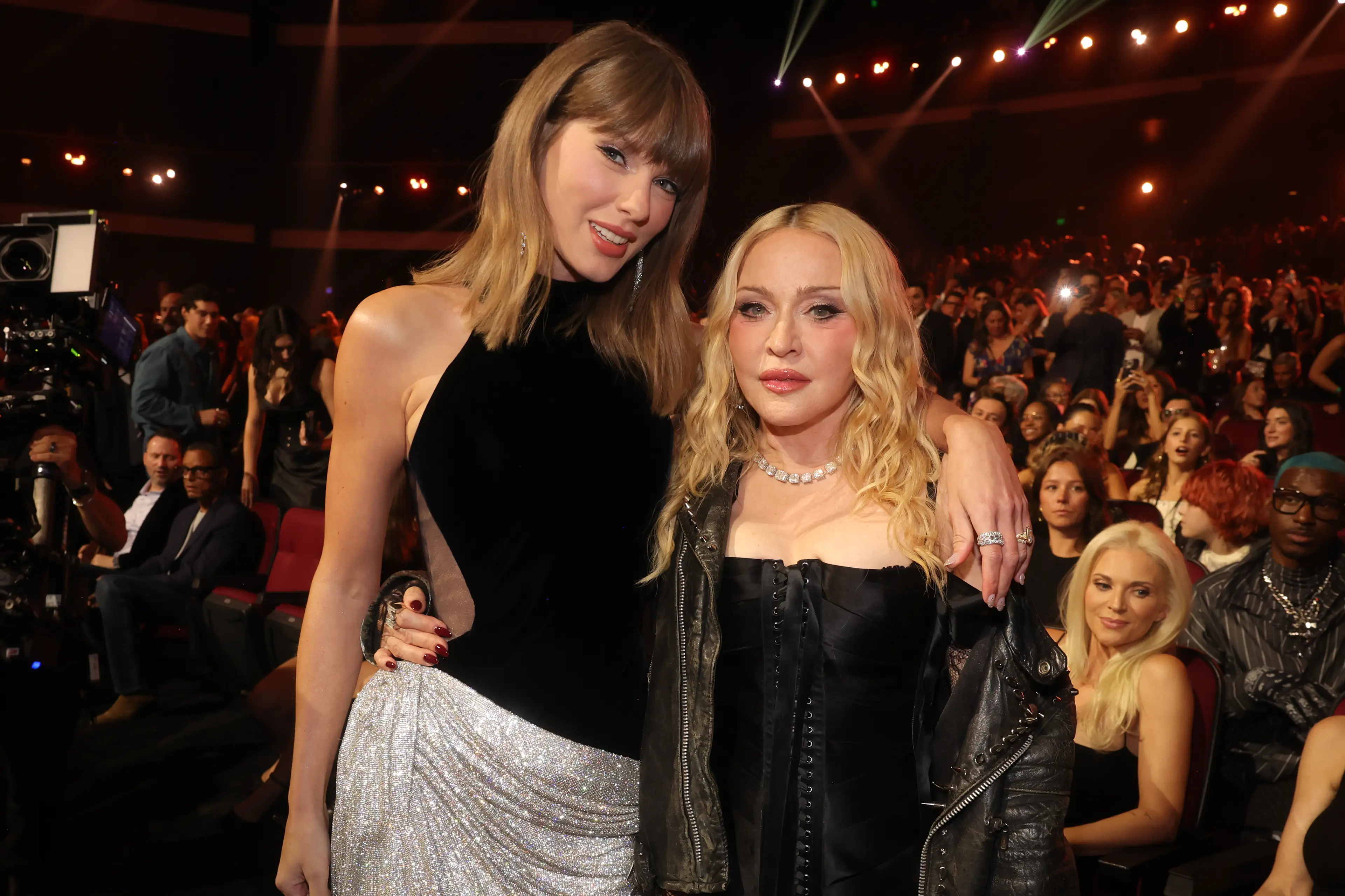 Madonna at the VMAs with Taylor Swift (Christopher Polk/CBS via Getty Images)