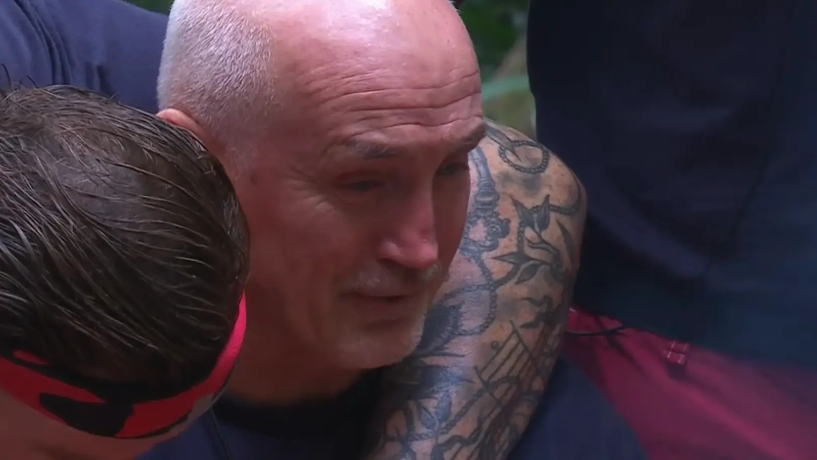 The camp came together to support the former boxer (ITV)