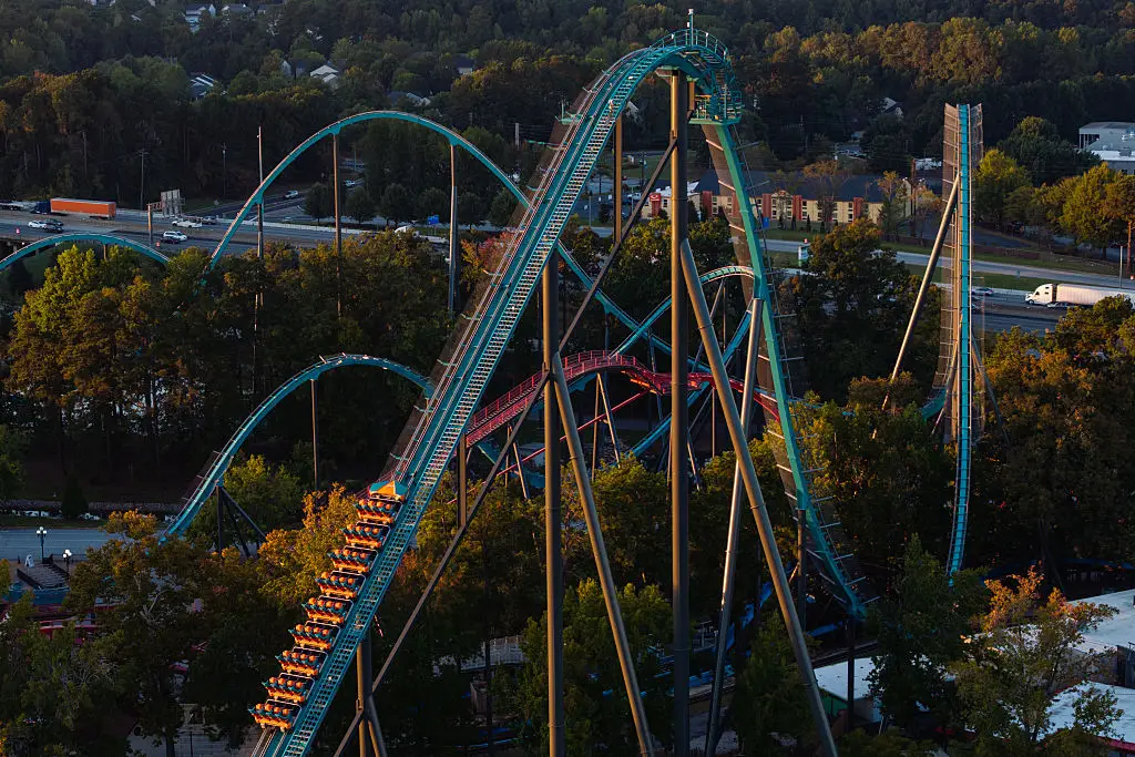 The 42-year-old died after falling from the park's Goliath ride (Elijah Nouvelage/Getty Images)
