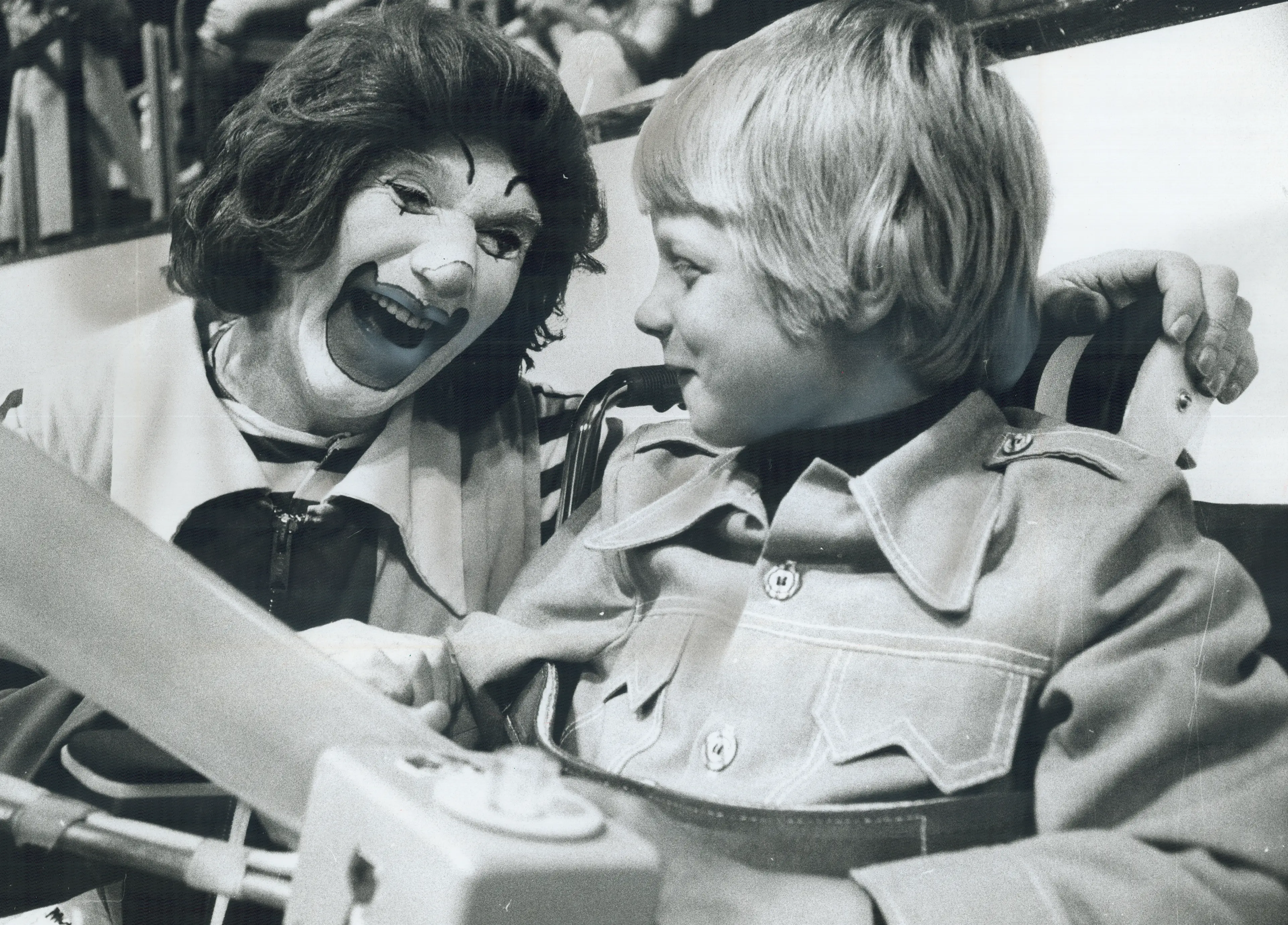 An old school Ronald McDonald (Boris Spremo/Toronto Star via Getty Images)