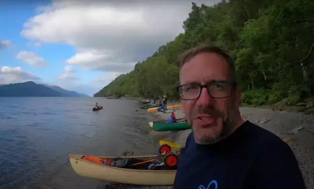 Richard was astonished that he might have caught a glimpse of the Loch Ness Monster.