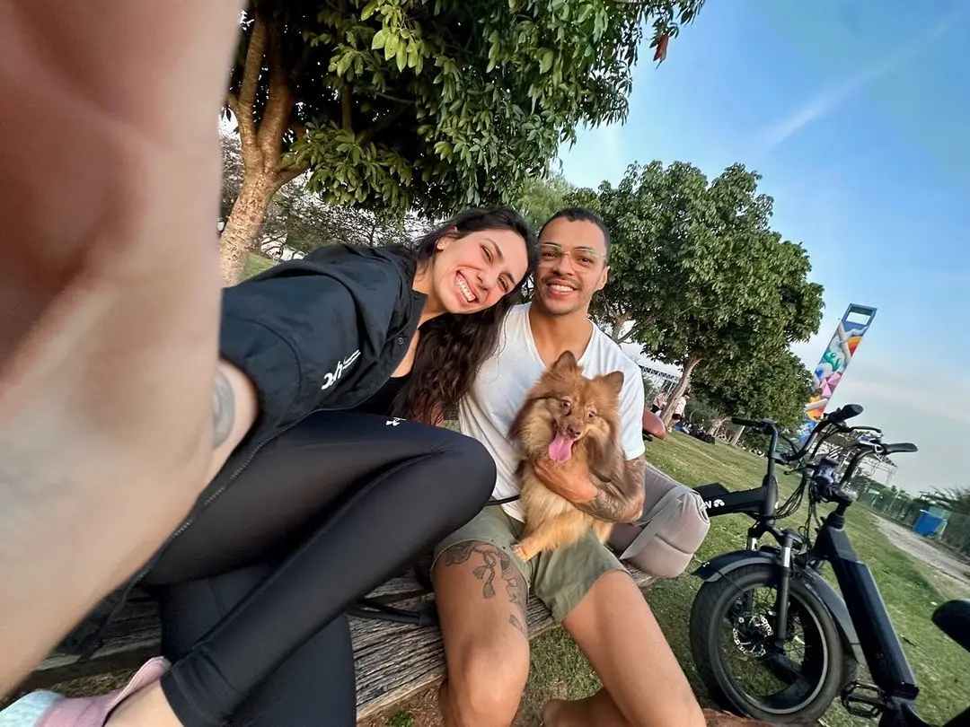 Viera was sent home, while partner Gabriel Santos was given a warning. (Instagram/@_anavieeiraa)