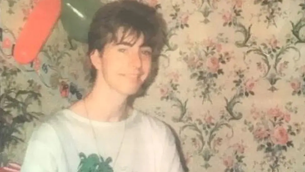 Martin Denham on his 18th birthday (BBC)