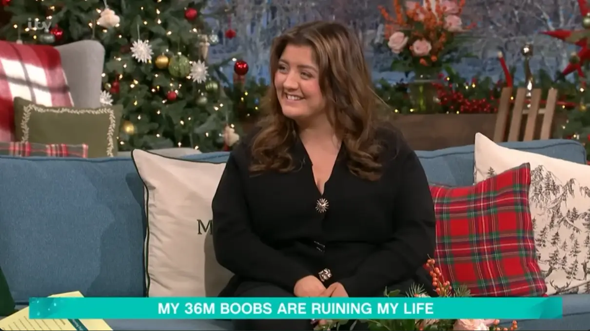 Melissa Ashcroft, woman with 'biggest boobs in Britain' talks on This Morning