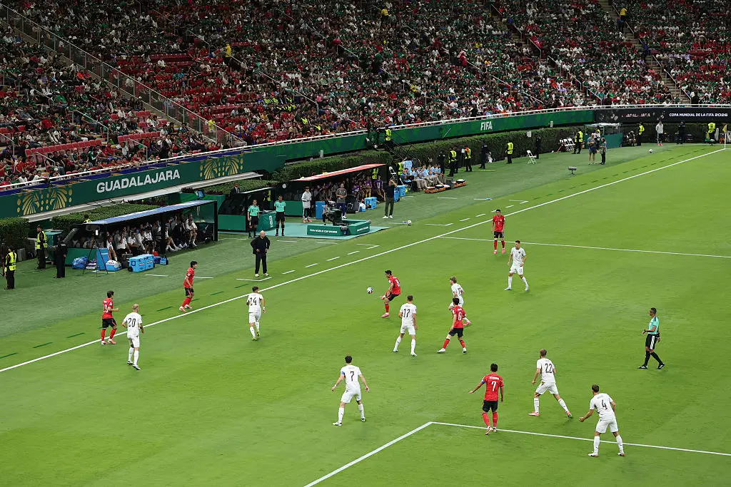 Empty seats were clearly visible during the game (Michael Regan - FIFA/FIFA via Getty Images)