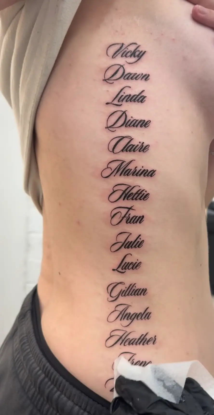 Richardson insisted her inking 'isn't about revenge' (Instagram/@hatsrichardson)