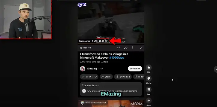 Getting a little more obvious now, but still, no one clocked on (YouTube/Sambucha)