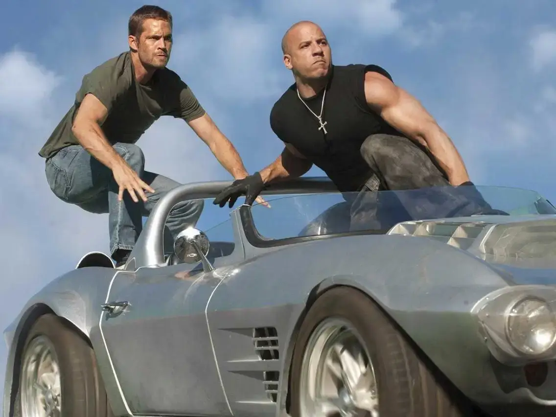 Paul Walker and Vin Diesel.