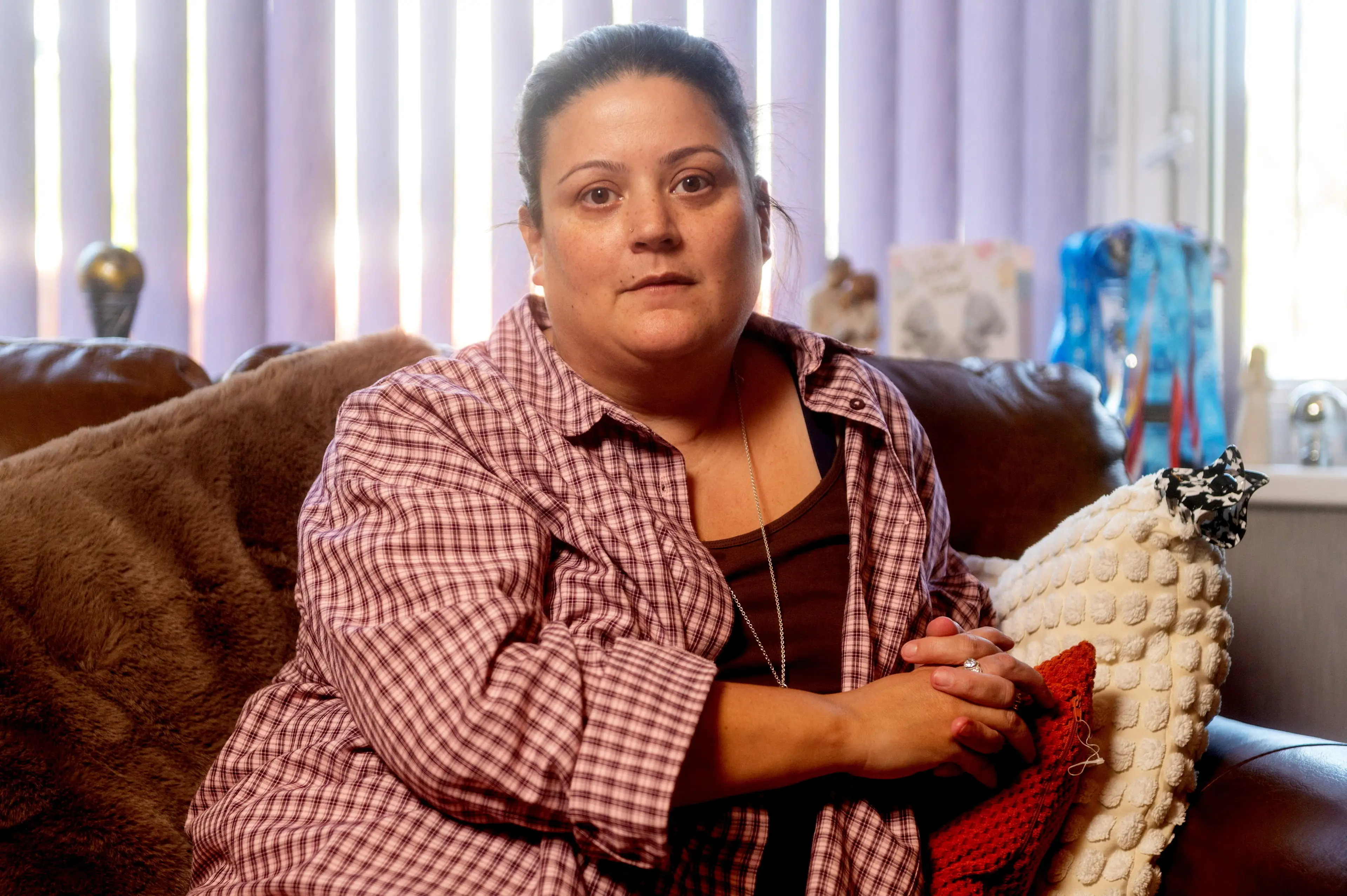 Her 'dream' home crumbled (SWNS)