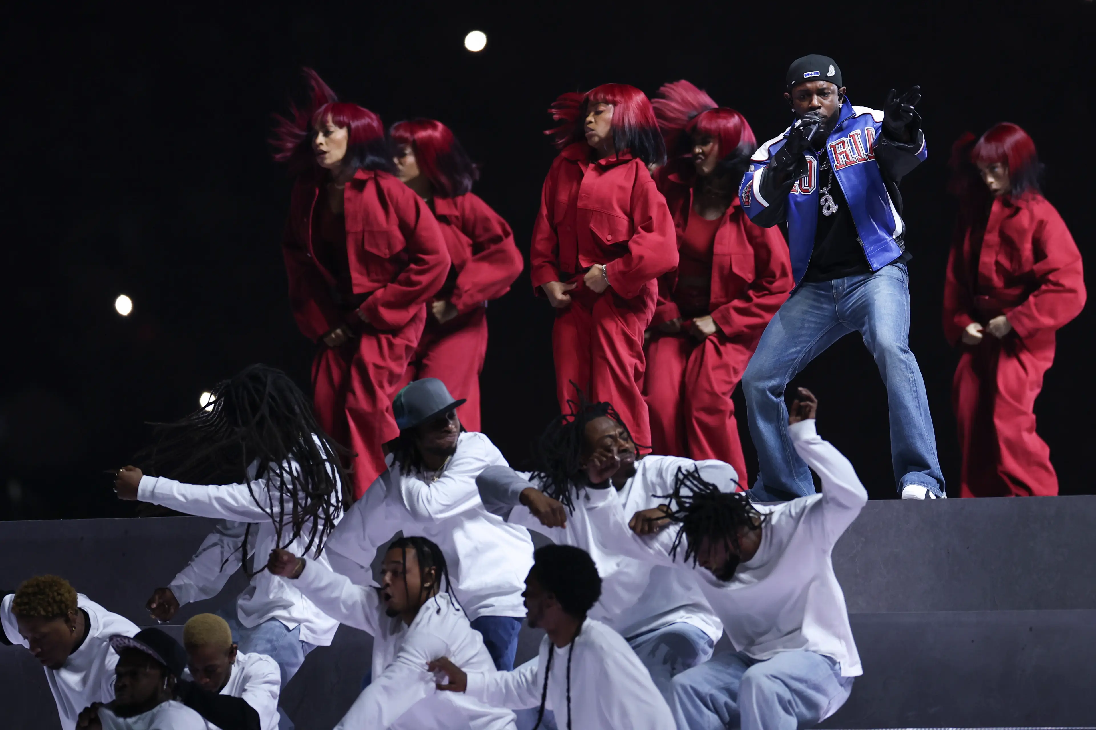 What's worse than being blasted by a diss track in a feud? Having that same song belted out by thousands in the Super Bowl crowds (Kara Durrette/Getty Images)