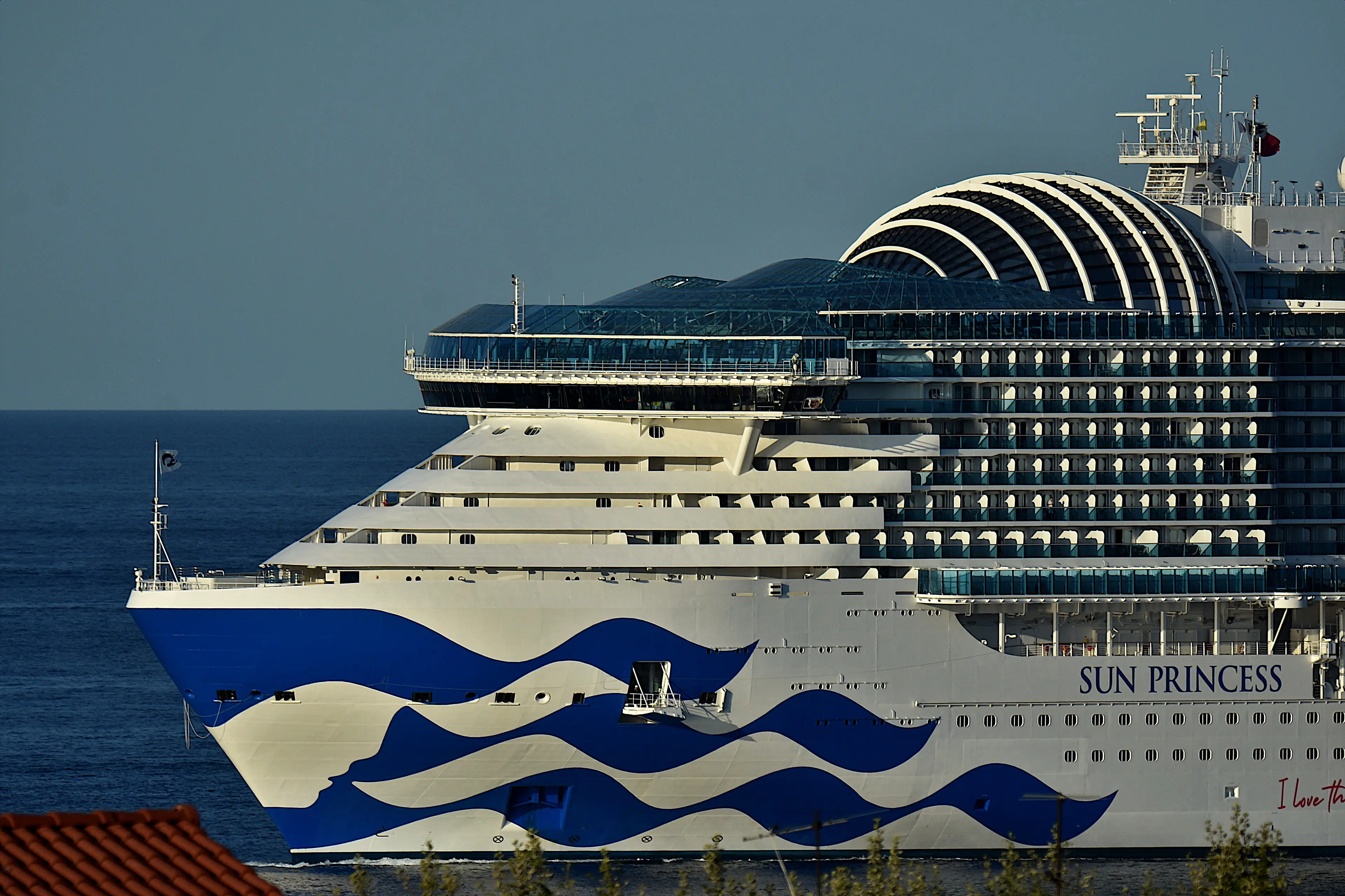 The Sun Princess cruise ship. (Gerard Bottino/SOPA Images/LightRocket via Getty Images)