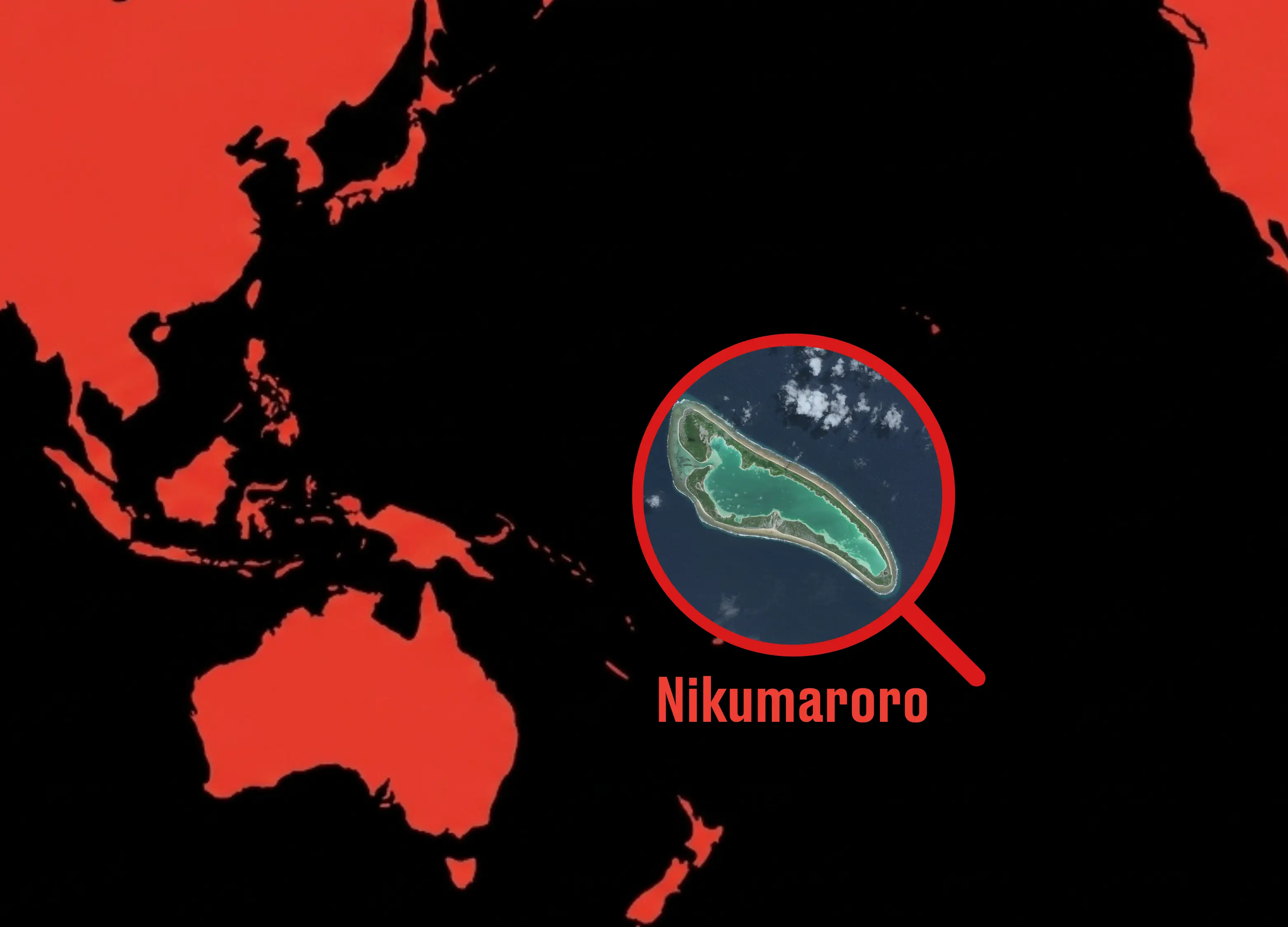The island where the expedition is taking place (LADbible)