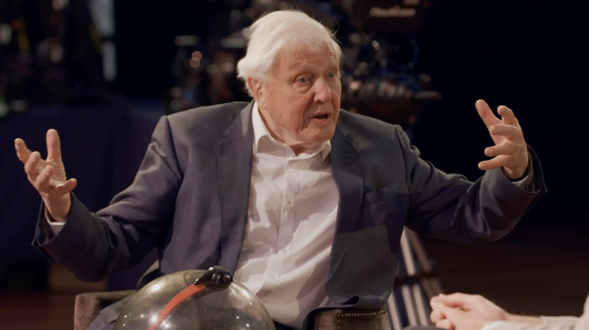 Sir David Attenborough told Prince William he 'couldn't breathe' (YouTube/The Prince and Princess of Wales)