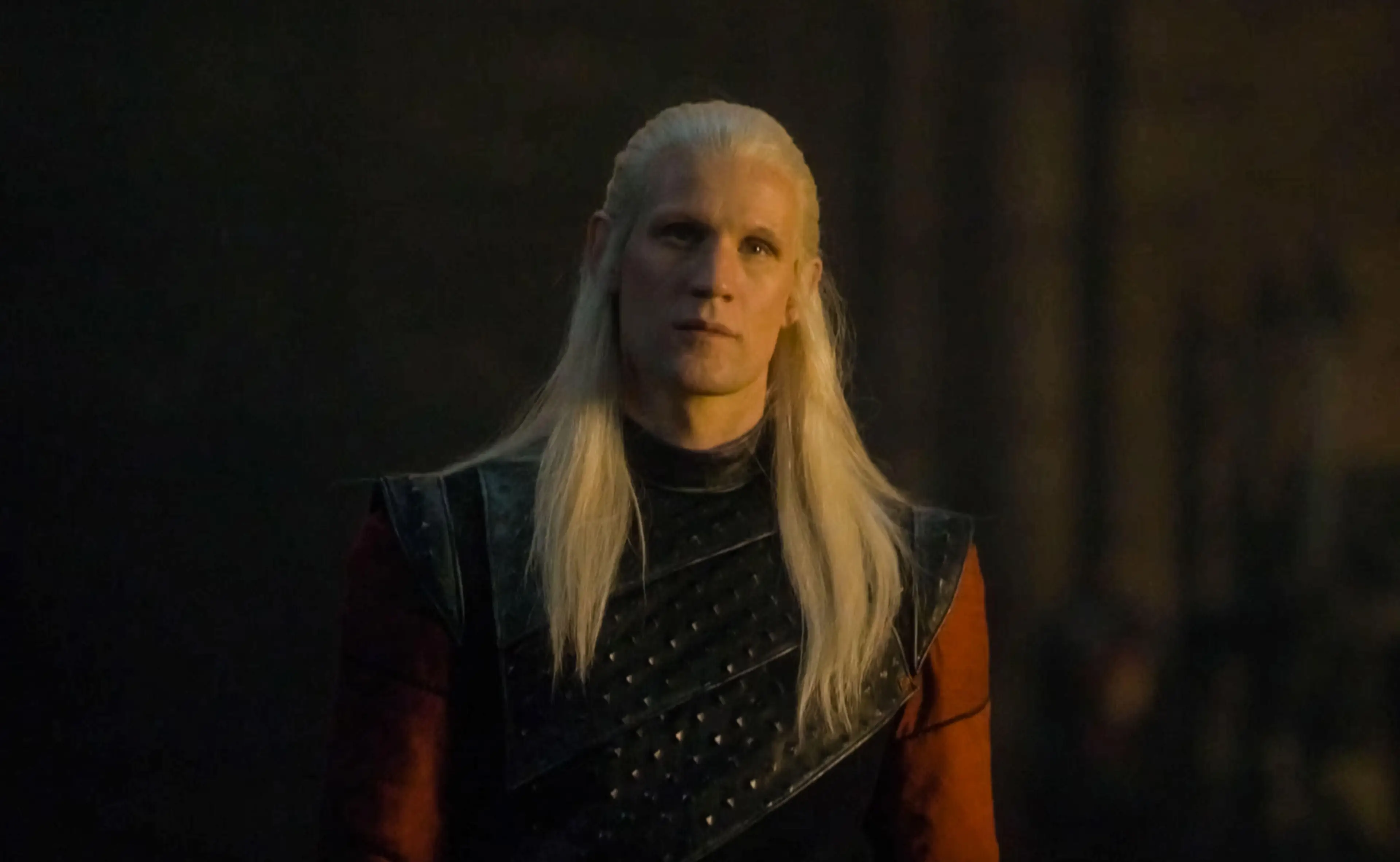 Matt Smith as Daemon Targaryen in House of the Dragon, pictured not currently kissing his niece.
