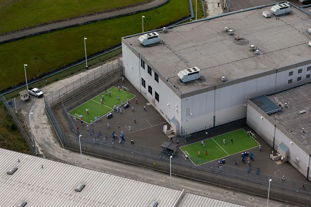 The couple were taken to an ICE detention centre where Karen was made to sleep on the floor (David Ryder/Getty Images)