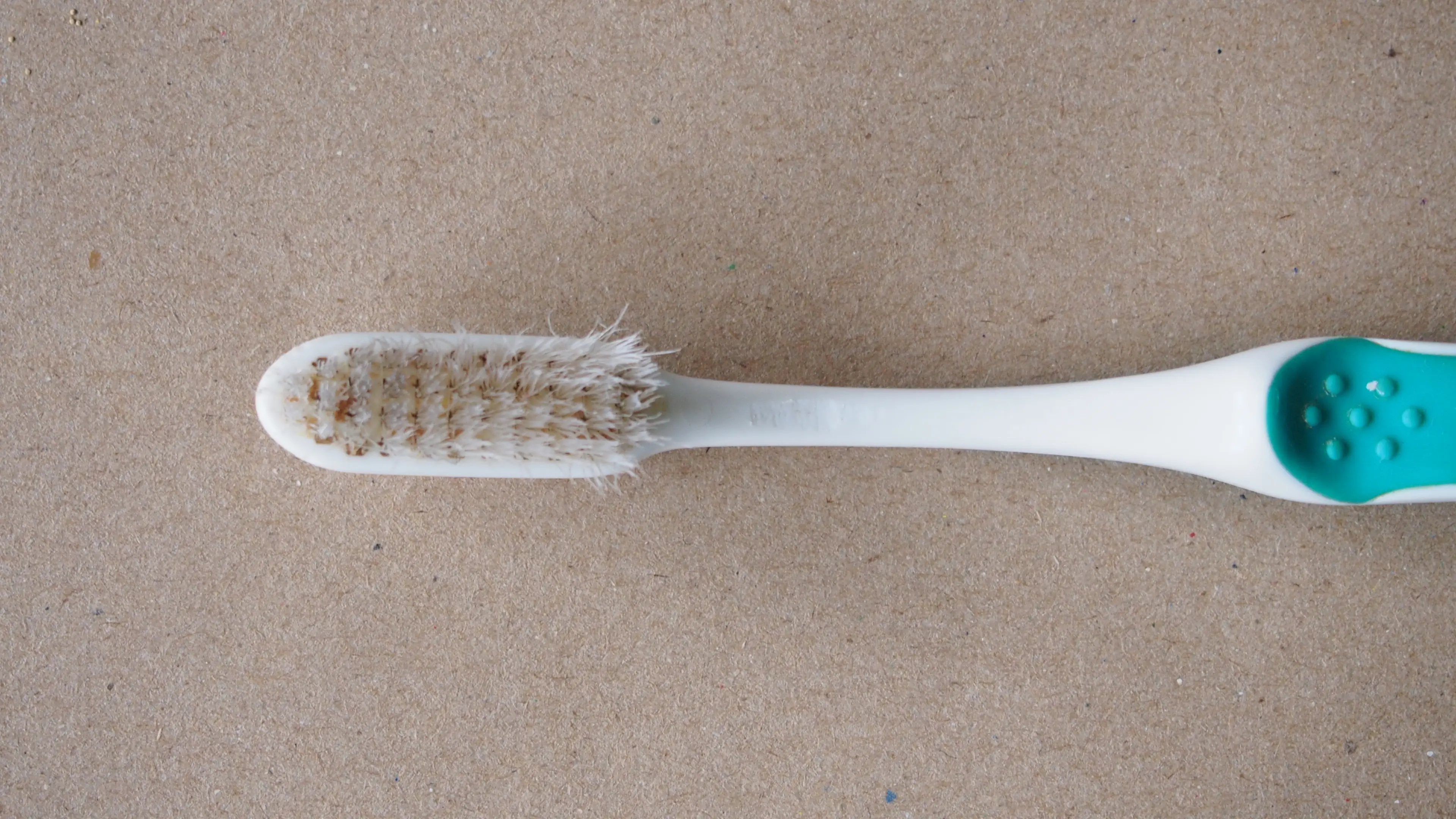 She told people to make sure their bristles are bone dry to avoid this.