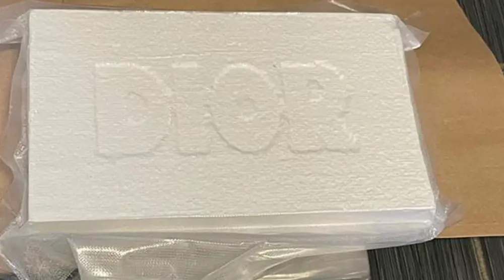Police in Australia uncovered cocaine blocks labelled with 'Dior' last year.