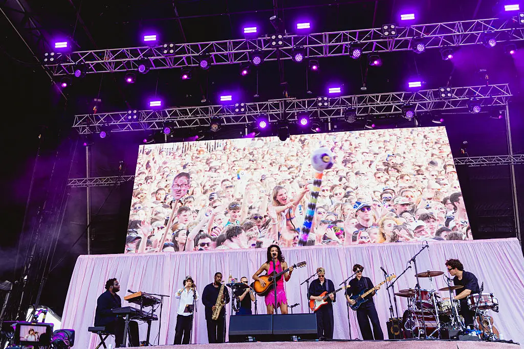 Olivia Dean famously performed at last year's festival (Mike Lewis/Redferns/Getty Images)