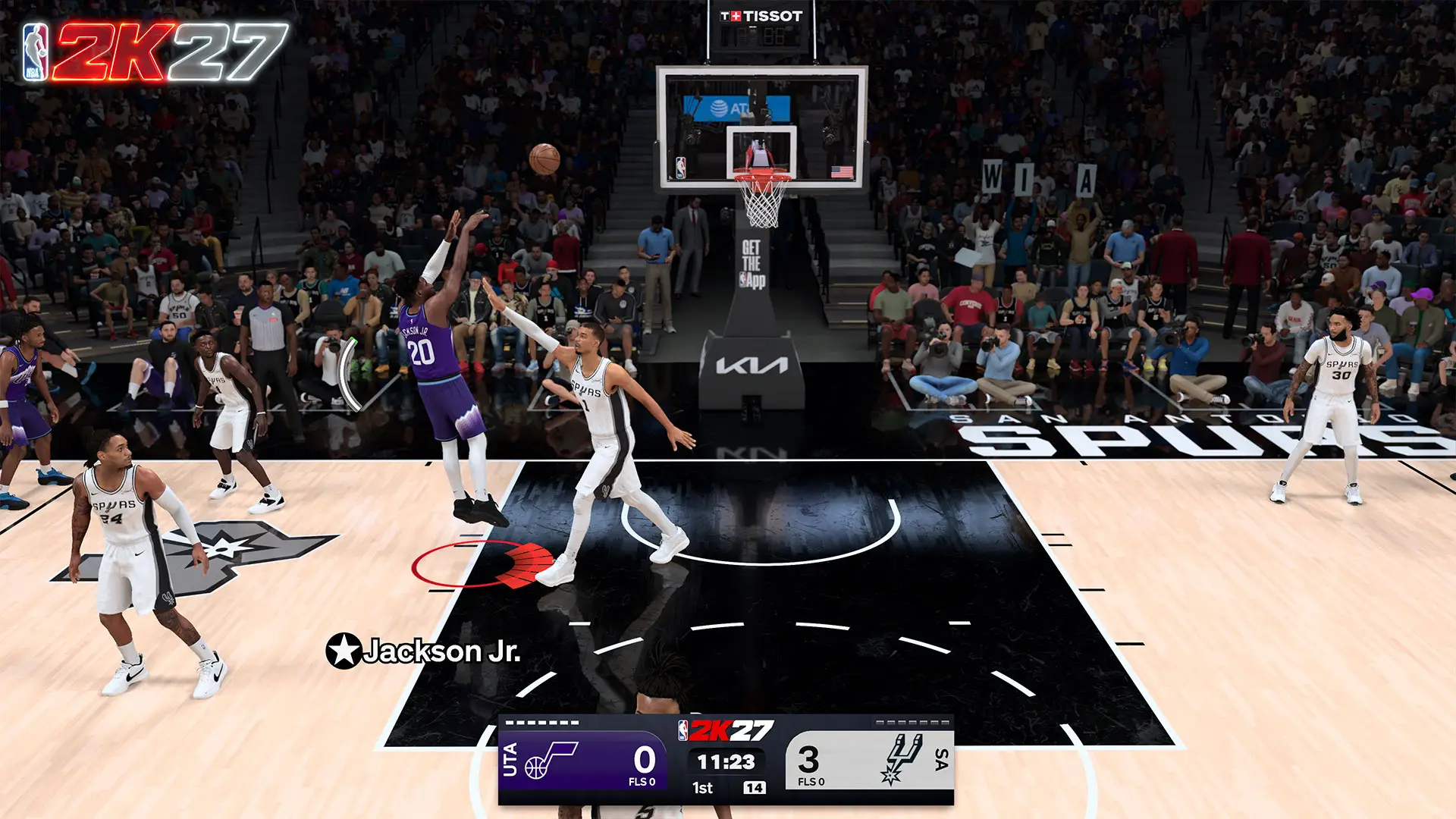 The reworked defence system is the standout change in NBA 2K27 (Supplied: NBA 2K)