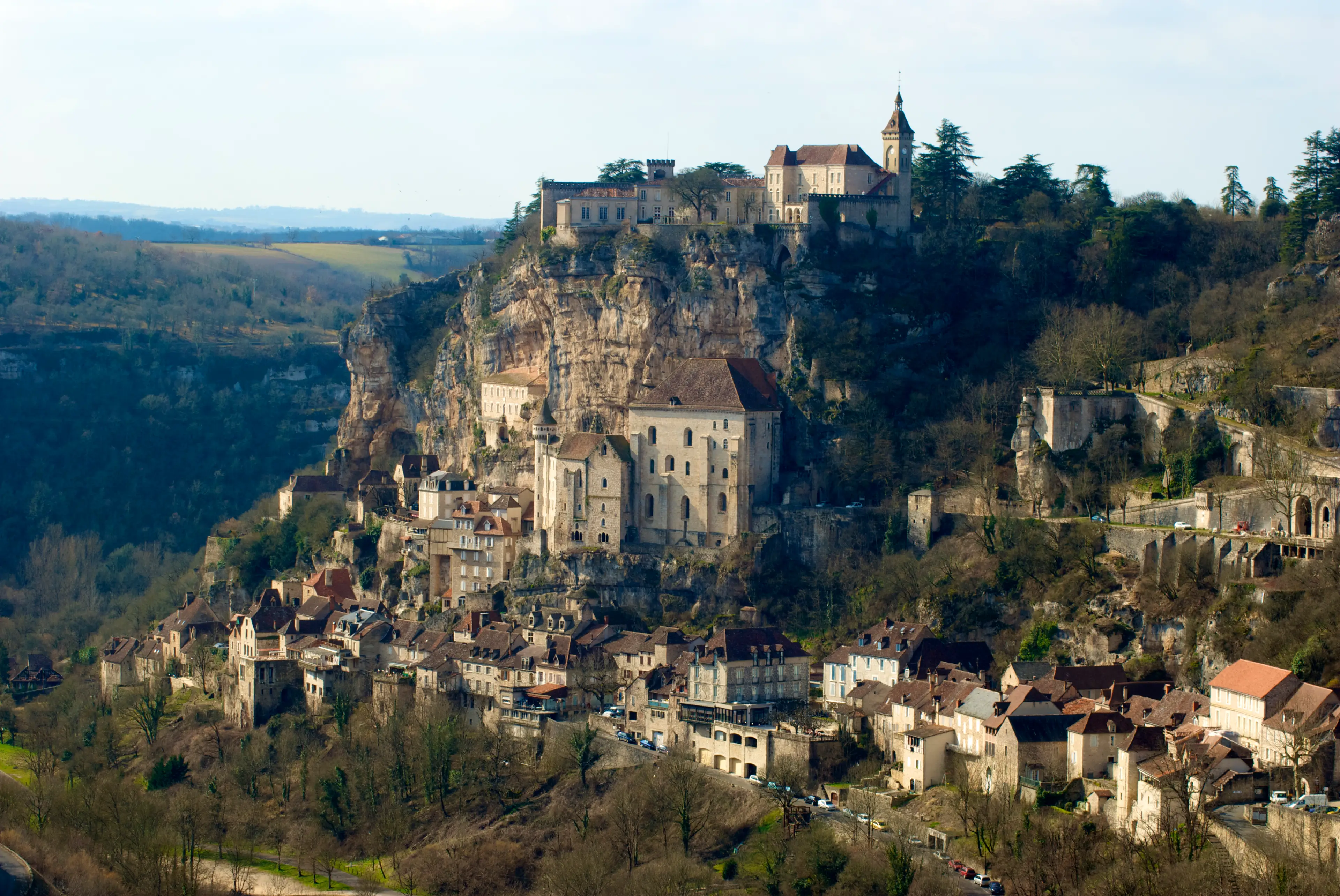 This is Rocamadour, where the legendary sword disappeared from. (Getty Stock Photo)