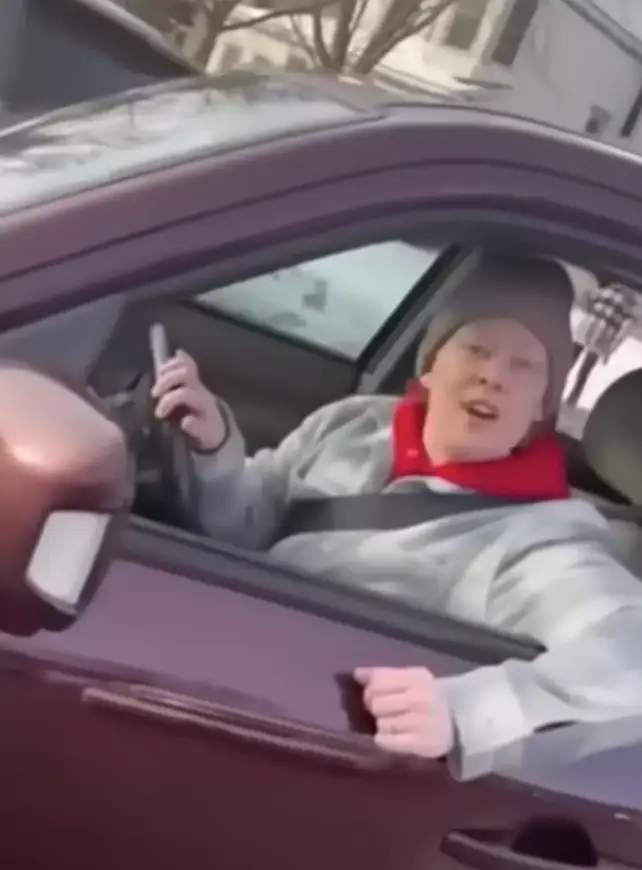 Good could be heard telling the officer that she wasn't 'mad' at him (Alpha News)