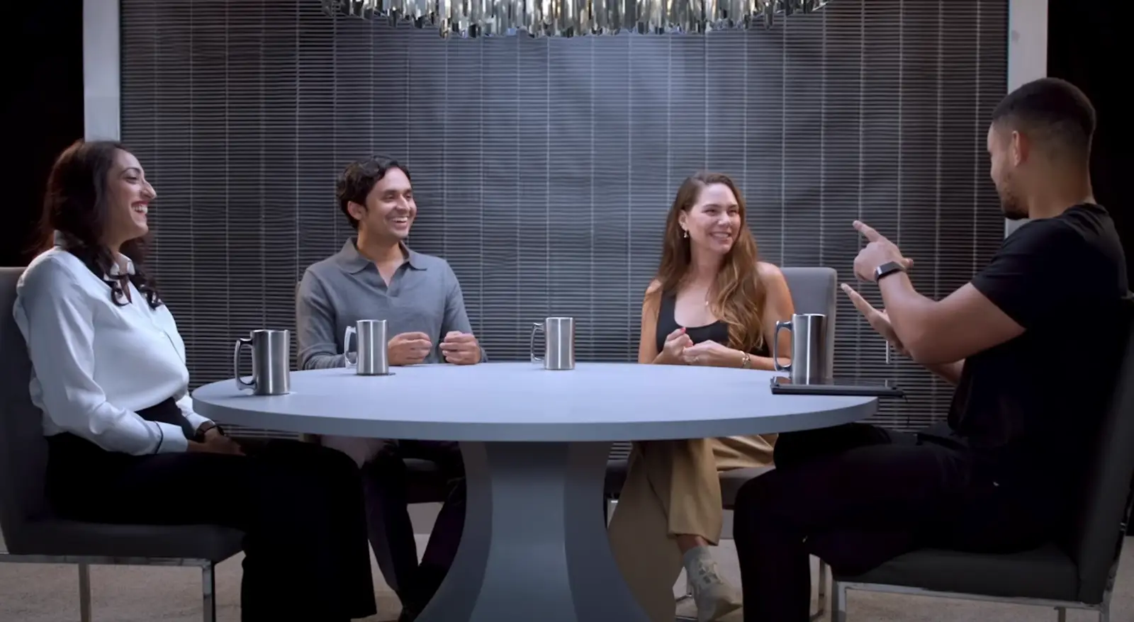 The trio were involved in a discussion on the adult industry for Steven Bartlett's Diary of a CEO (YouTube/Diary of a CEO)