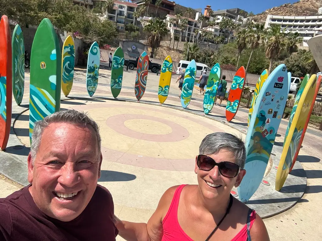 Their journey will take them to over 100 countries, and they've both got some major destinations they're really looking forward to (Lynn and Paul Montoya/Supplied)