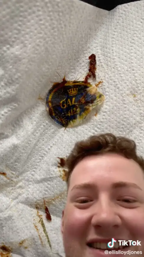 People were horrified by what he found.