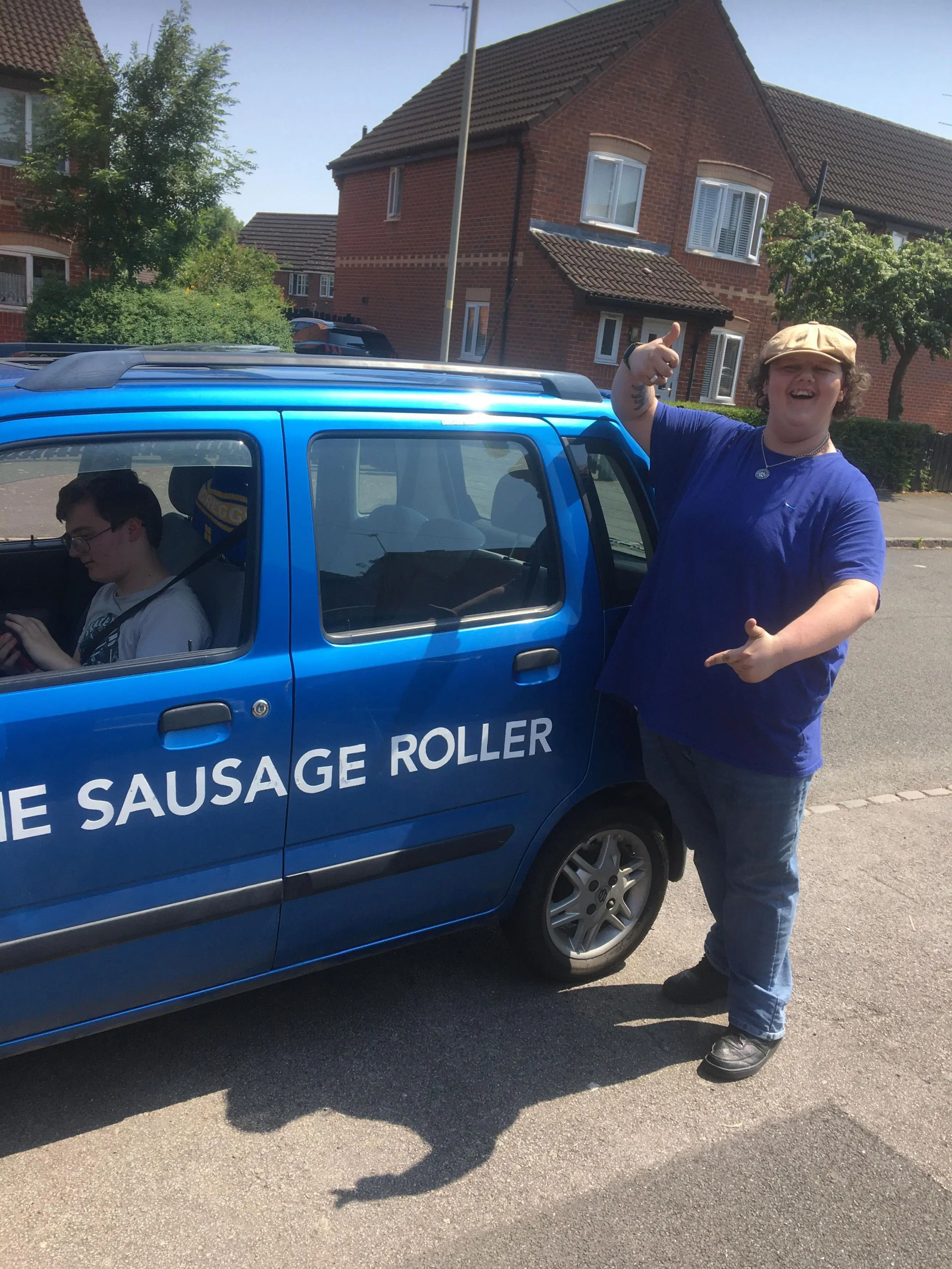 Greggs superfan Joe James transformed his car.