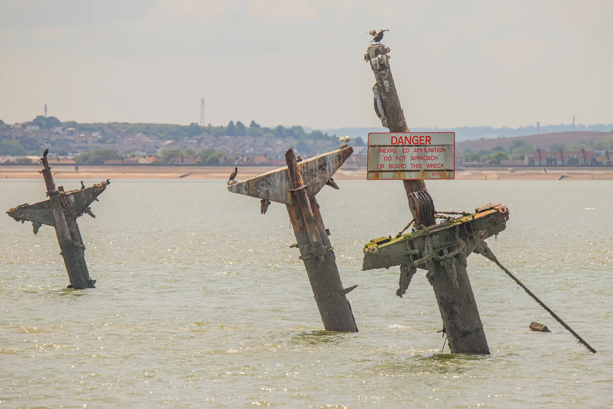 The 'doomsday wreck' is filled with tons of WW2 explosives. (Andrea Pucci/Getty Stock Images)