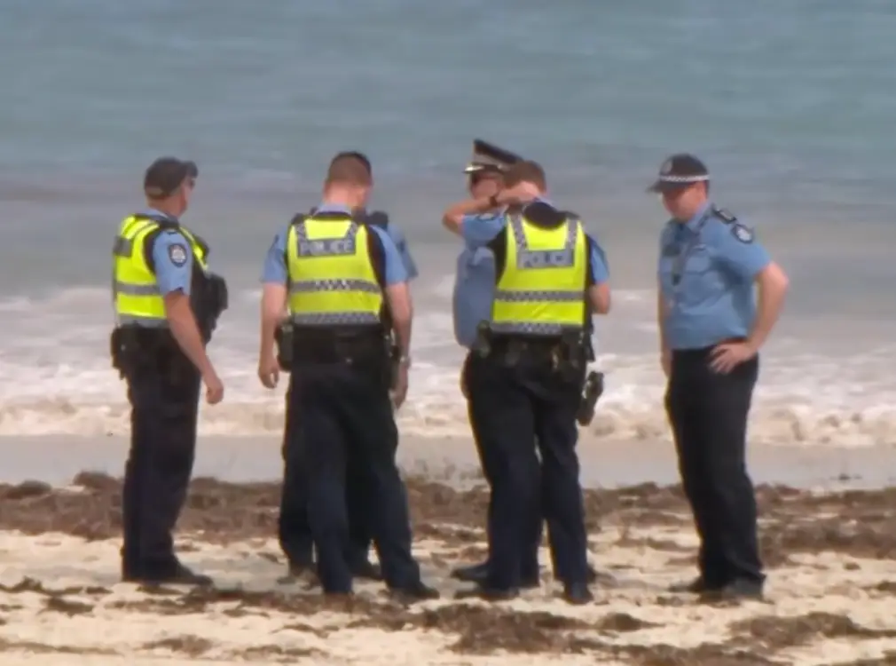 Emergency services responded to a ‘shark related incident’ at Sorrento Beach on Friday morning (YouTube/10 News)