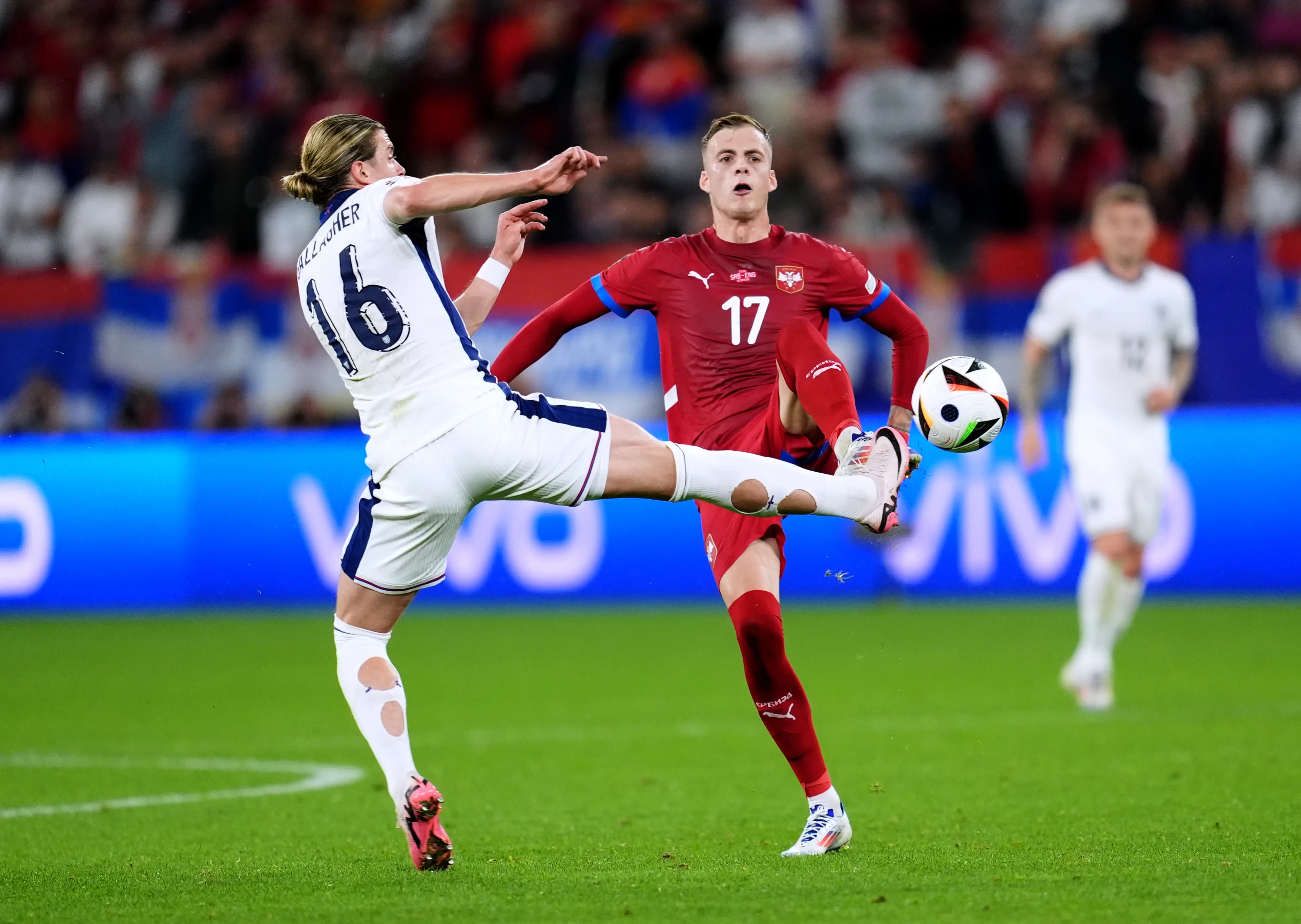 Fans couldn't help notice the socks (PA)