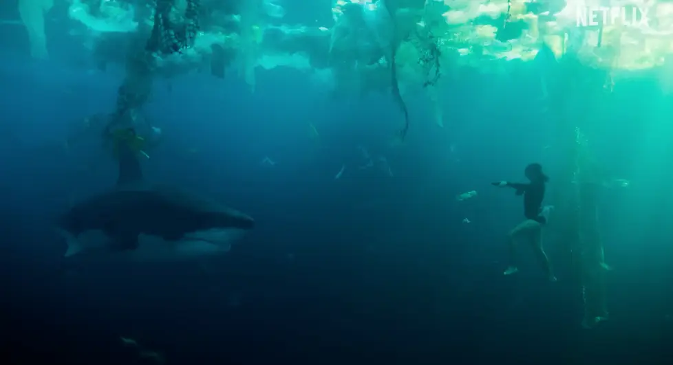 Some viewers were not impressed with the film's special effects. (Netflix)