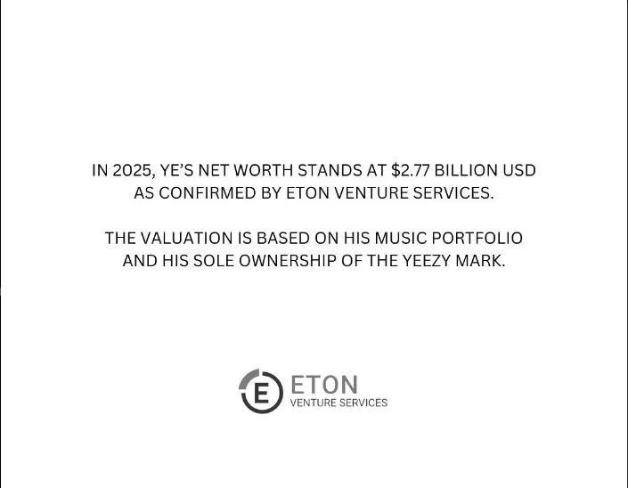 The rapper shared the update on social media (Instagram/ye)