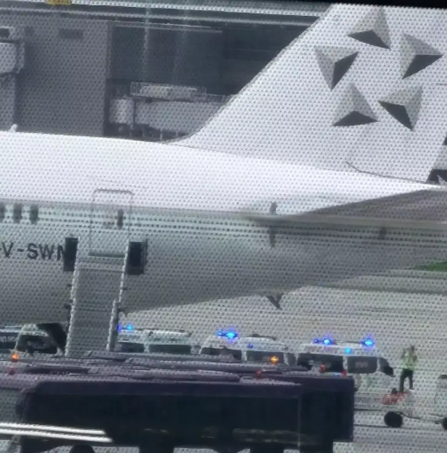 Multiple passengers have now spoken out about the terrifying incident. (X/@tinchok555)