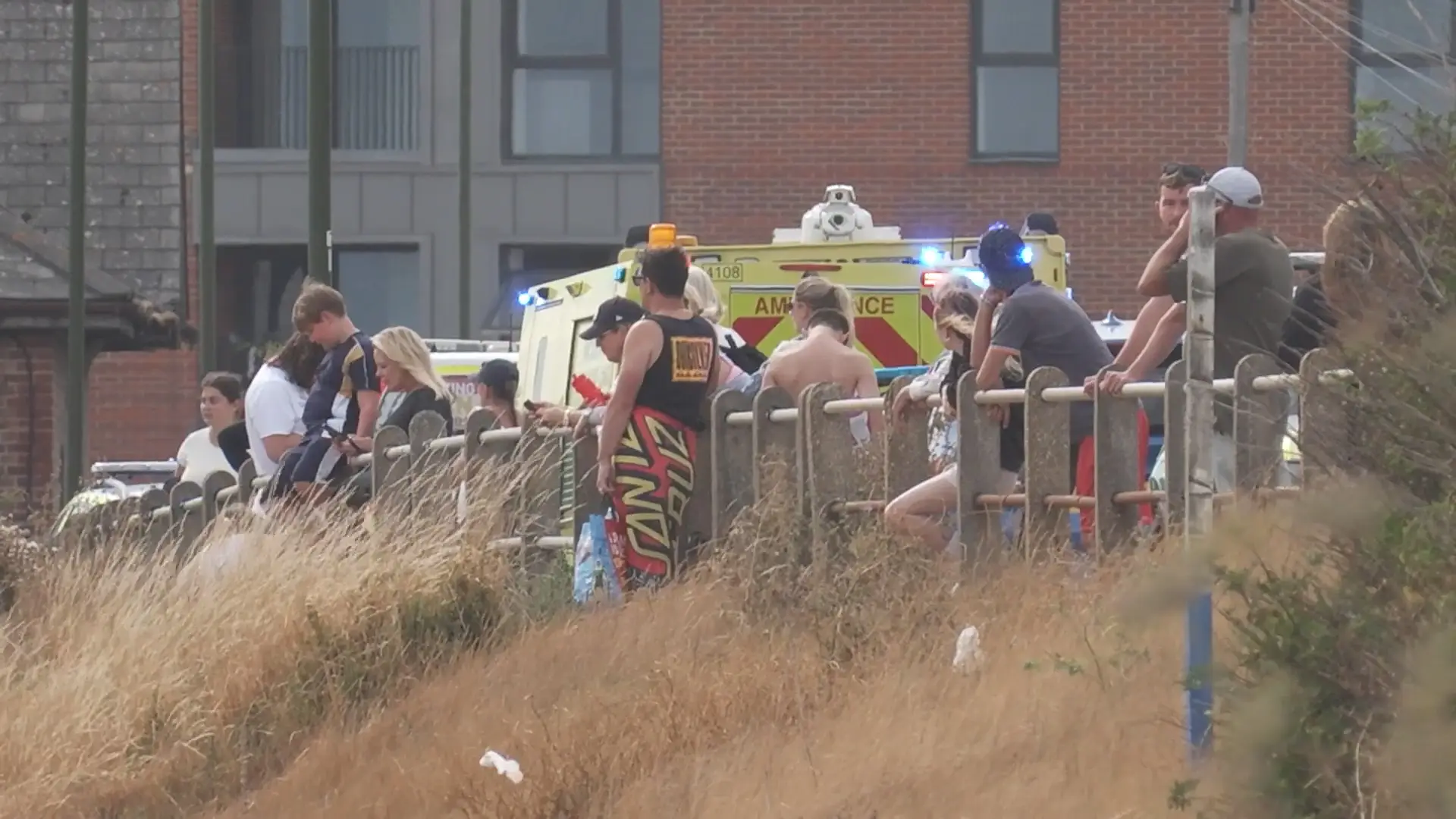 The incident happened on a beach in Shoreham-by-Sea
(PA)
