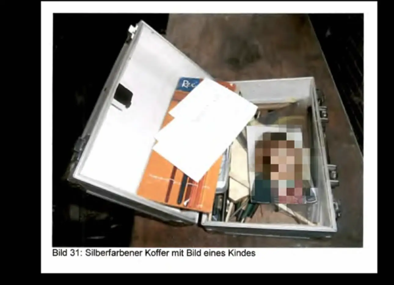 Photos of children recovered alongside phone numbers and an address book (Channel 4)