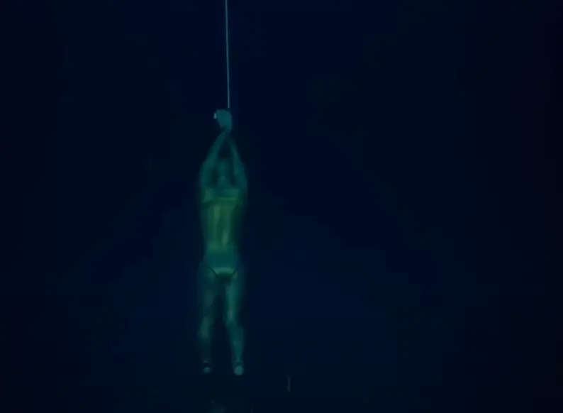 People found it a struggle to watch (YouTube/Molchanovs Freediving)