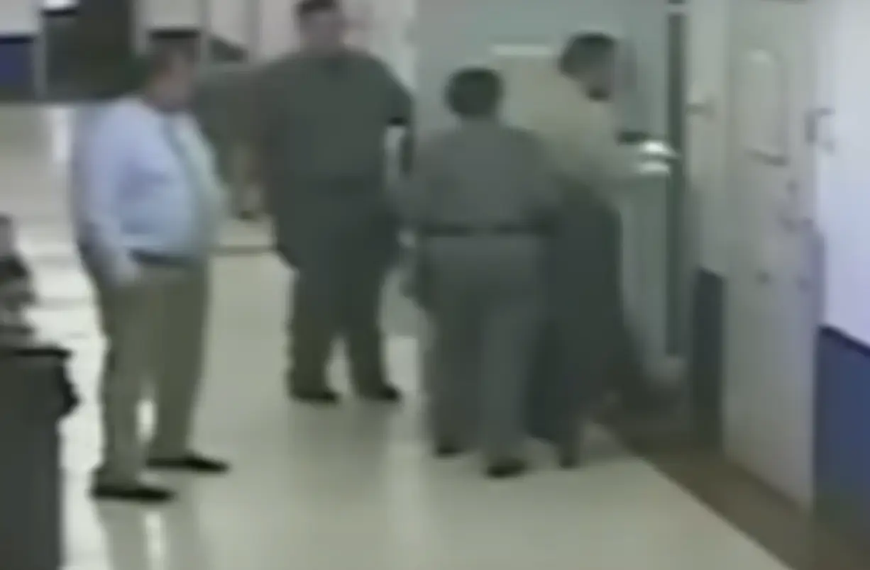 The judge joined the man he'd sentenced in his cell (CBS)