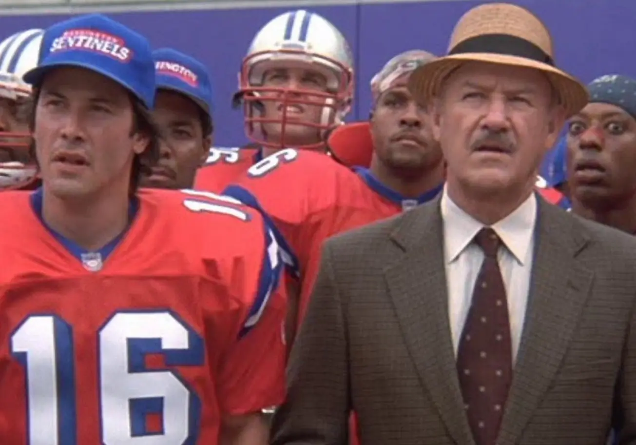 He did the same thing again a few years later with Gene Hackman for The Replacements (Warner Bros)