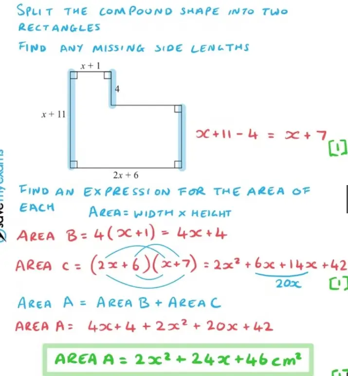 SaveMyExams provided a helpful way to work out this problem.