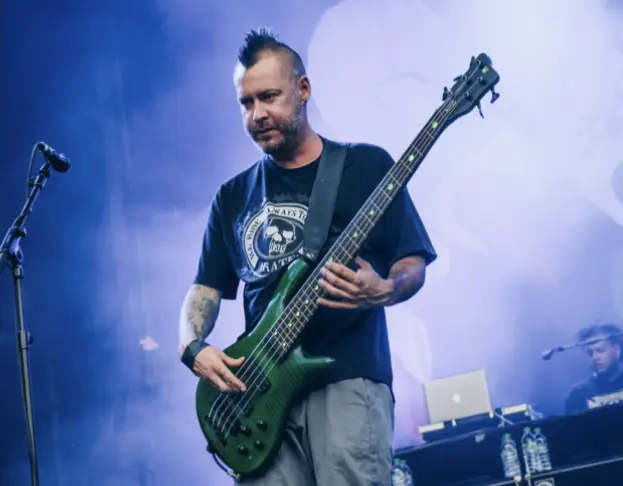 Limp Bizkit bassist and founding member Sam Rivers has passed away at the age of 48 (David Wolff - Patrick/Redferns via Getty Images)